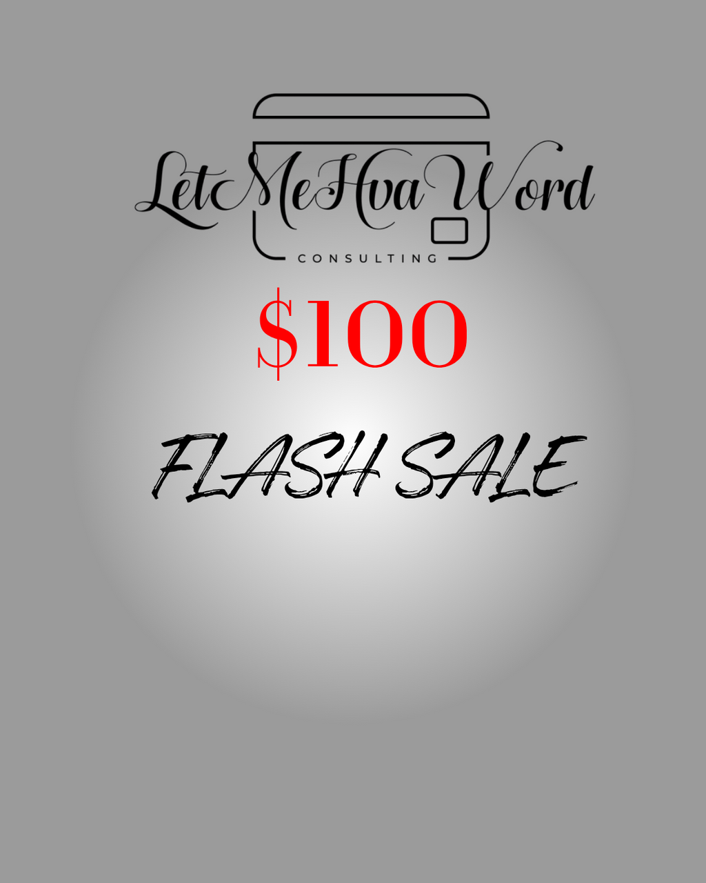 FLASH SALE